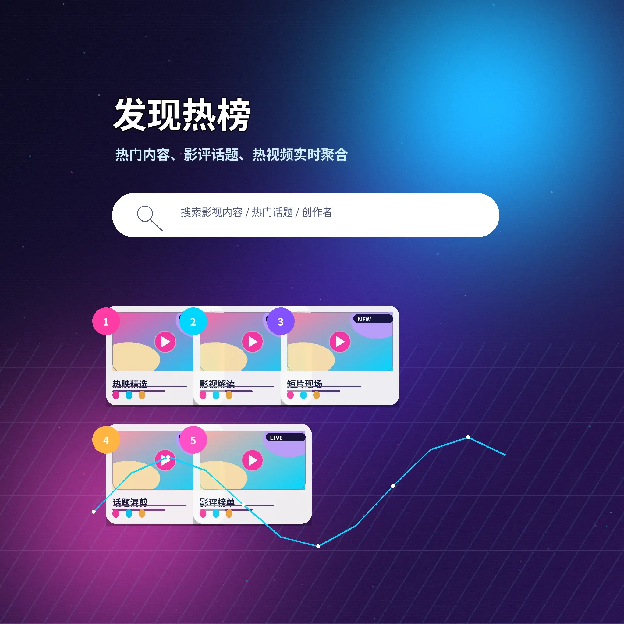 蘑菇视频发现频道主题图片